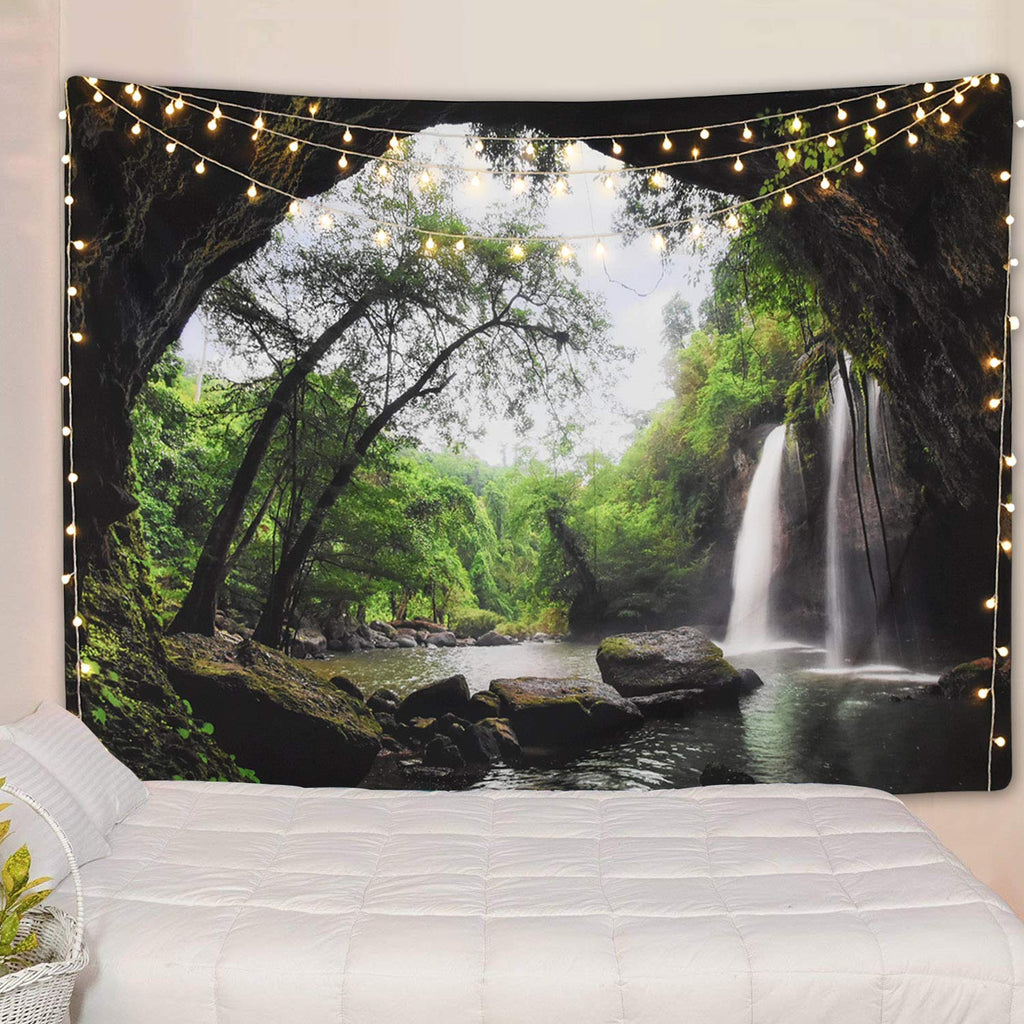 Wandteppich mit Wasserfall-Motiv – Bild 2 | LuxeStyle