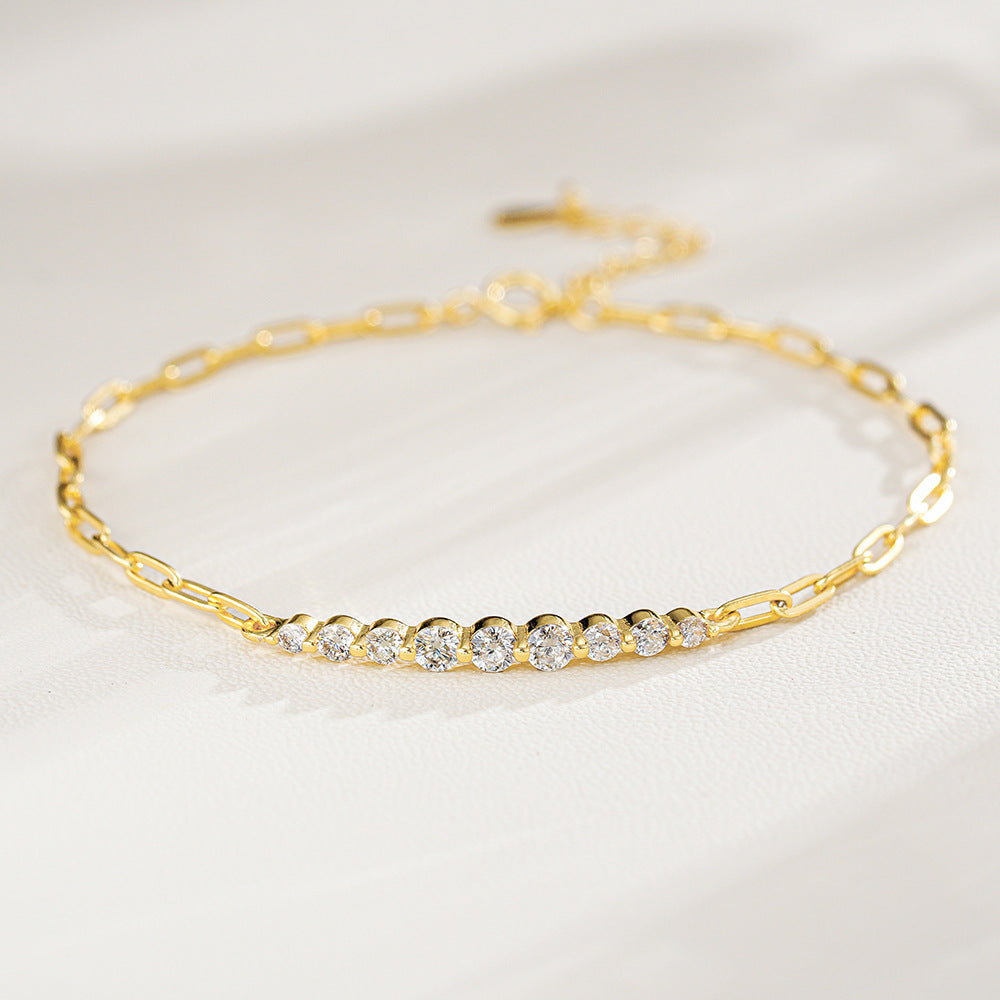 Armband mit Moissanit und Schmetterling – Bild 4 | LuxeStyle