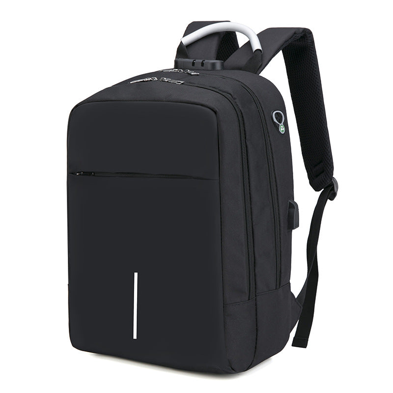 Anti-Diebstahl-Rucksack 20 L – Nylon, schlicht – Bild 2 | LuxeStyle