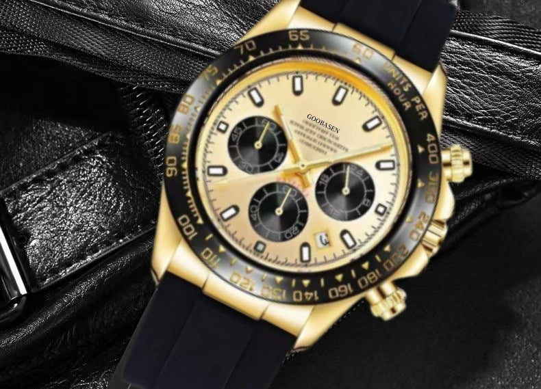 Mechanische Herren-Uhr mit Kalenderquarz – Bild 8 | LuxeStyle