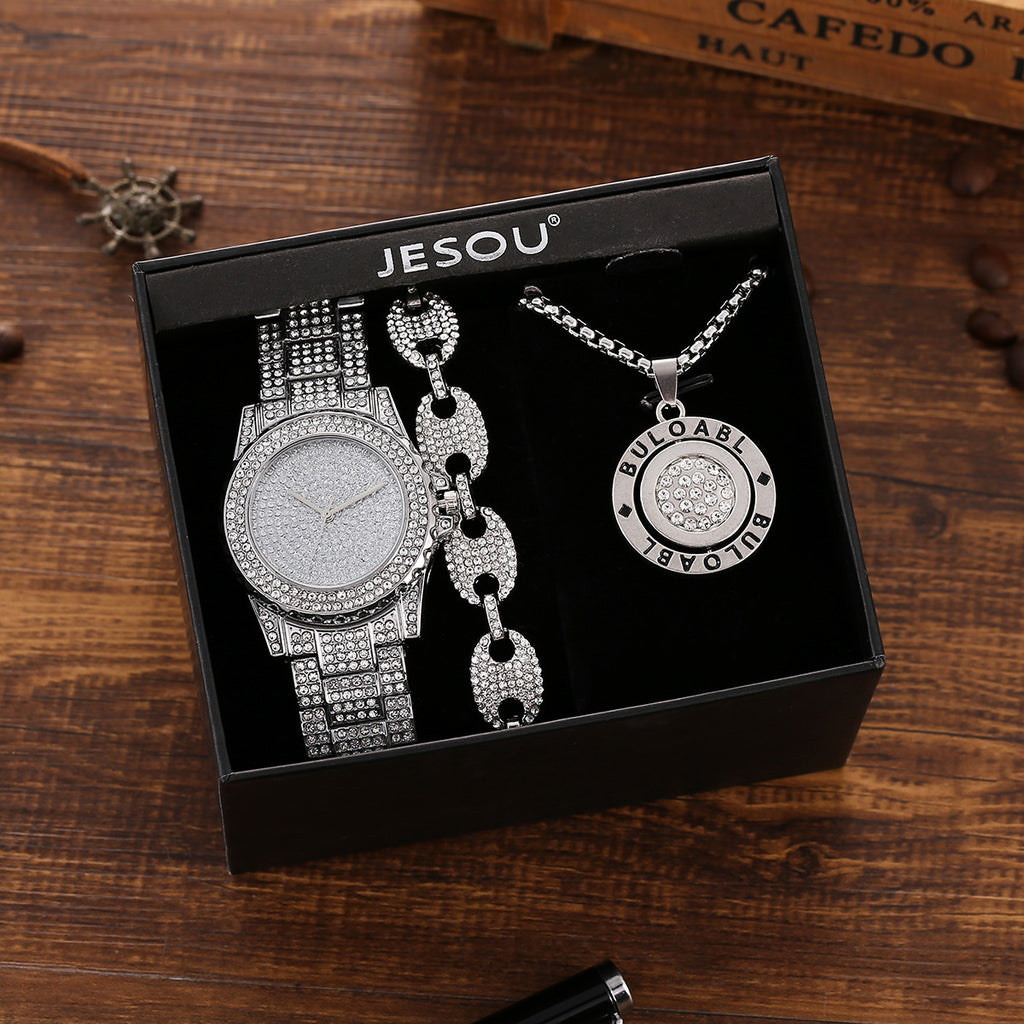Diamantbesetztes Uhren-Set – Bild 5 | LuxeStyle