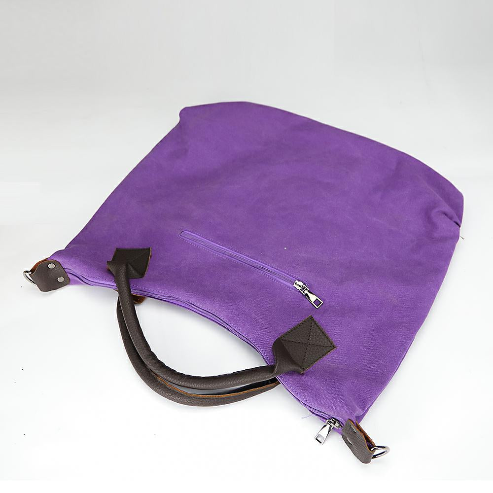 Retro Canvas Schultertasche