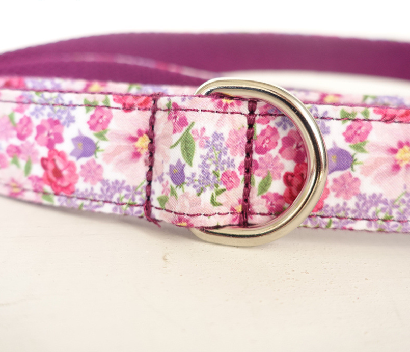 Hundeleine «Purple Flower» | LuxeStyle