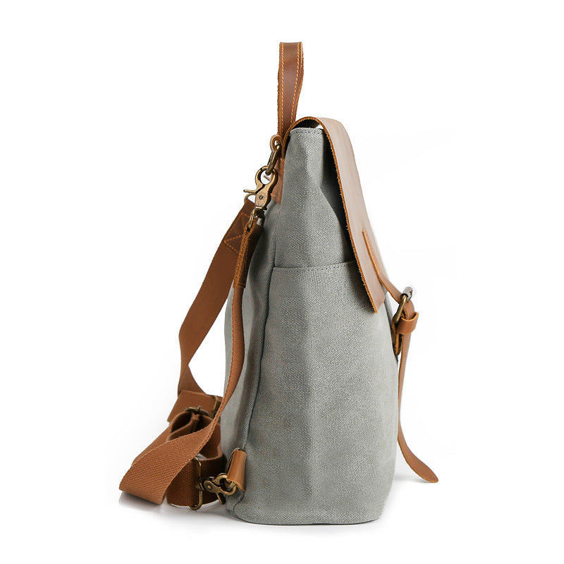 Retro Rucksack aus Crazy Horse Leder für Damen – Bild 4 | LuxeStyle