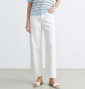 Baumwollhosen, loose, high-waist