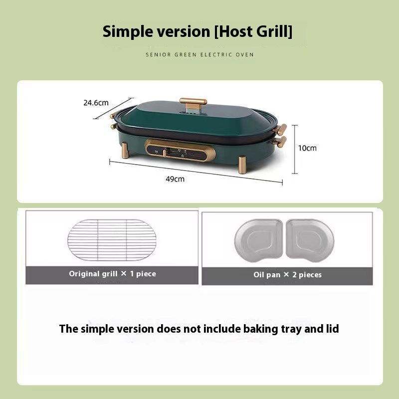 Elektrische Grillplatte und Hot Pot
