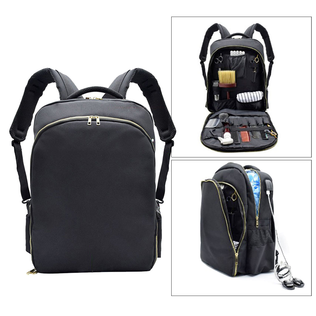 Nylon-Rucksack für Friseure – Schwarz | LuxeStyle