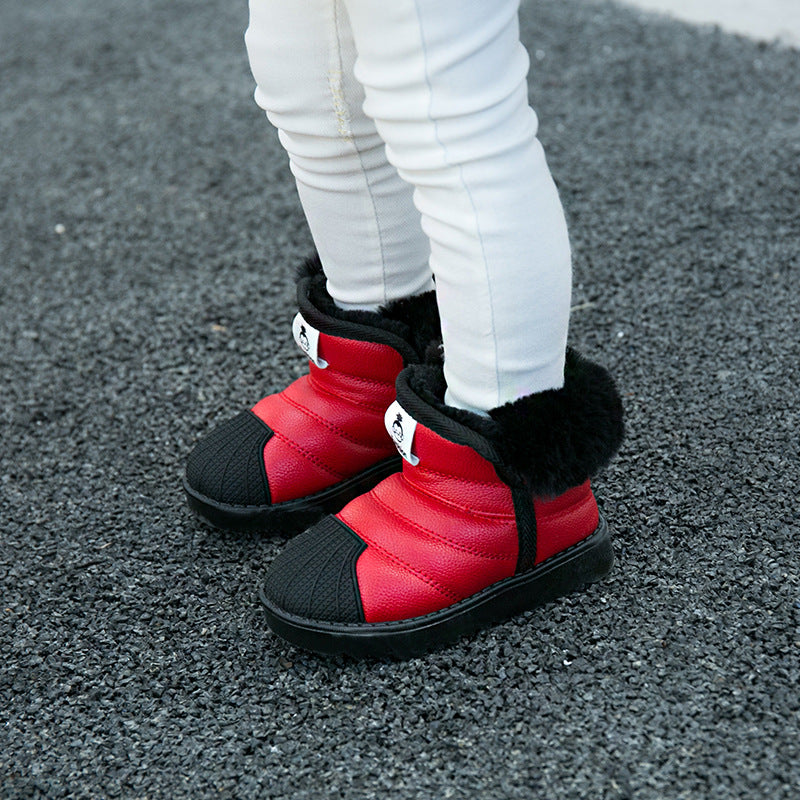 Hohe Kinder-Sneakers aus Baumwolle – Bild 3 | LuxeStyle