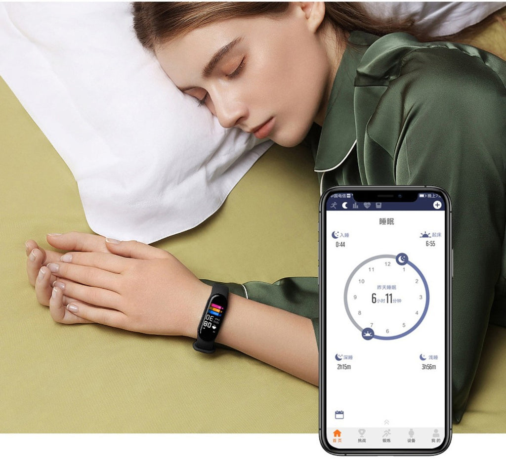 Smart Bluetooth Armband mit Herzfrequenzmessung – Ansicht 5
