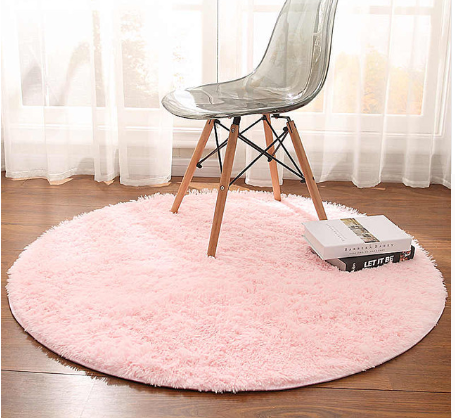 Runder Hochflor-Teppich aus Kunstfell – Bild 5 | LuxeStyle