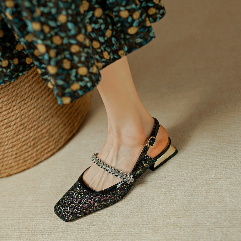 Mary Jane Pumps mit quadratischem Zehenschutz – Bild 4 | LuxeStyle