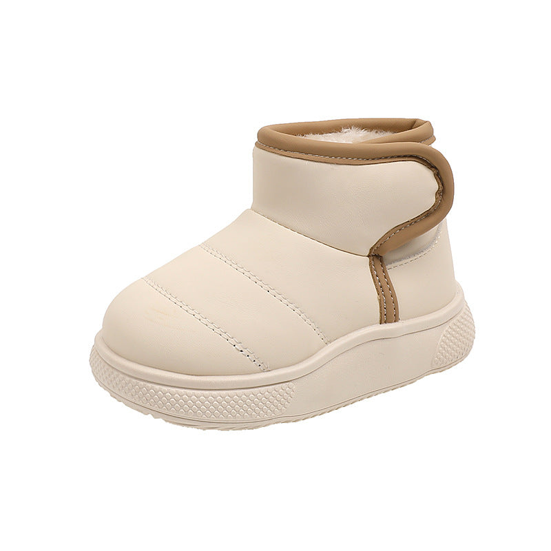 Winter-Lauflernschuhe Velours-Schneestiefel