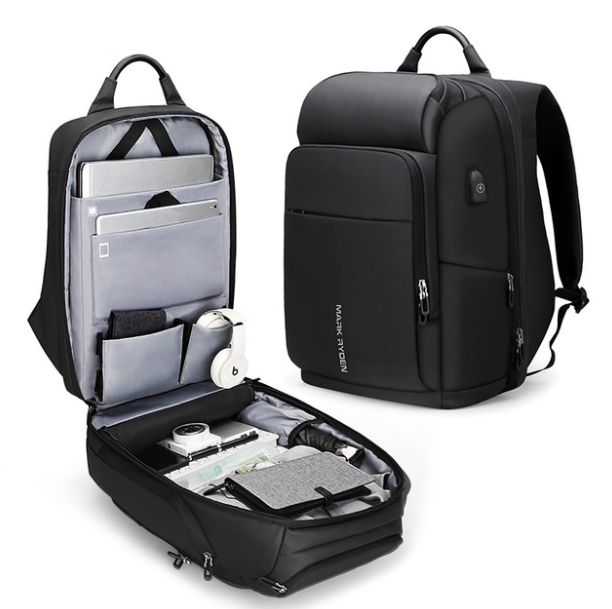 Oxford-Stoff Laptoprucksack – Bild 3 | LuxeStyle