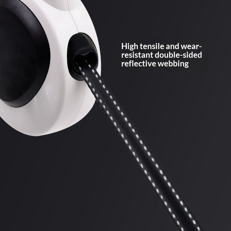 Reflektierende LED-Rollleine für Haustiere