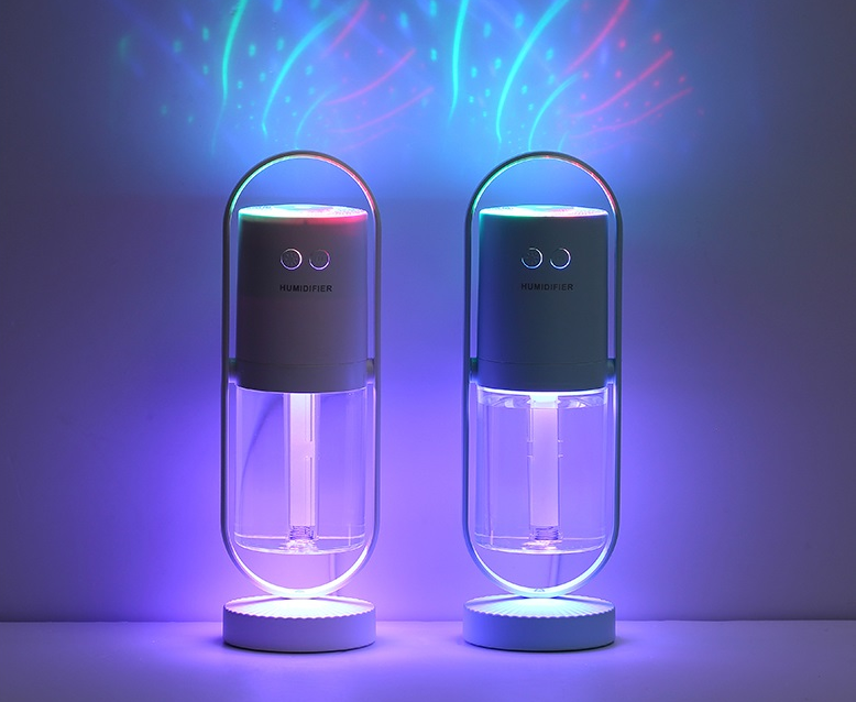 USB-Luftbefeuchter mit Nachtlicht-Projektion