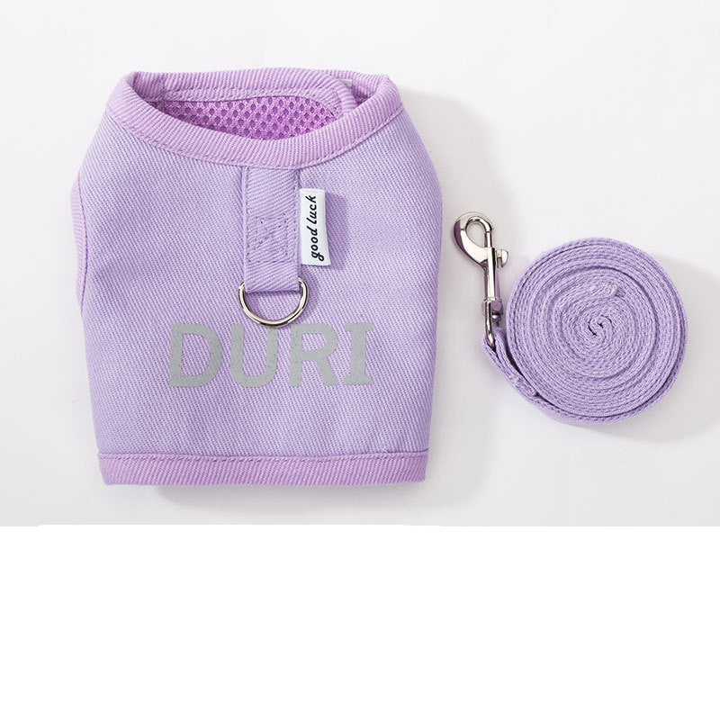 Hundegeschirr-Set aus Webstoff mit Leine – Bild 5 | LuxeStyle