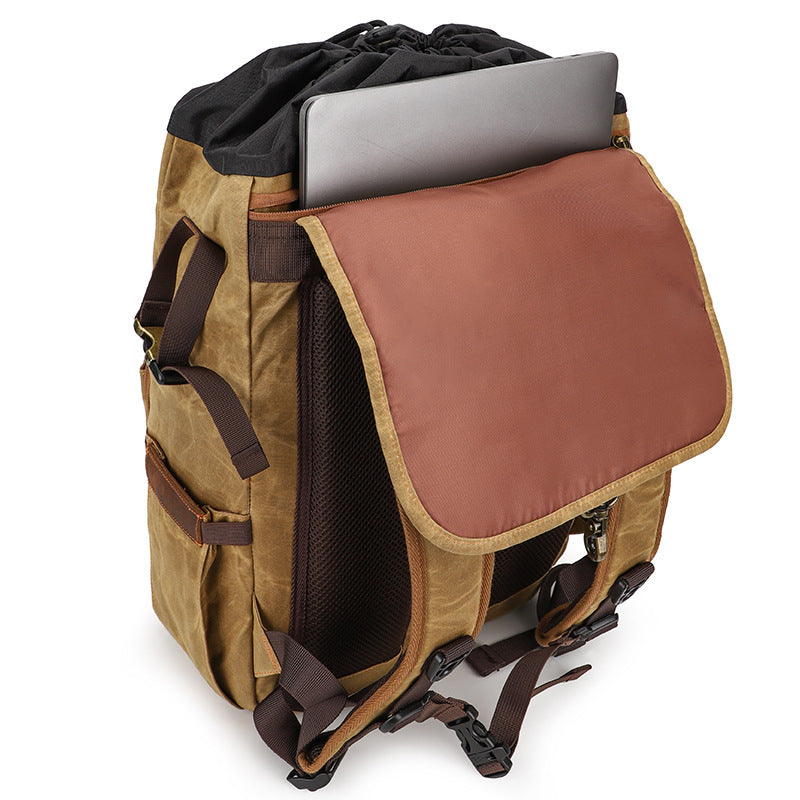 Kamerarucksack aus Leinen – Bild 2 | LuxeStyle