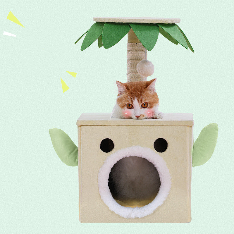 Katzen Kratzbaum mit Emoji-Design – Bild 3 | LuxeStyle