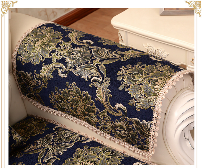 Sofa-Kissenbezug, rutschfest, Chenille – Bild 1 | LuxeStyle