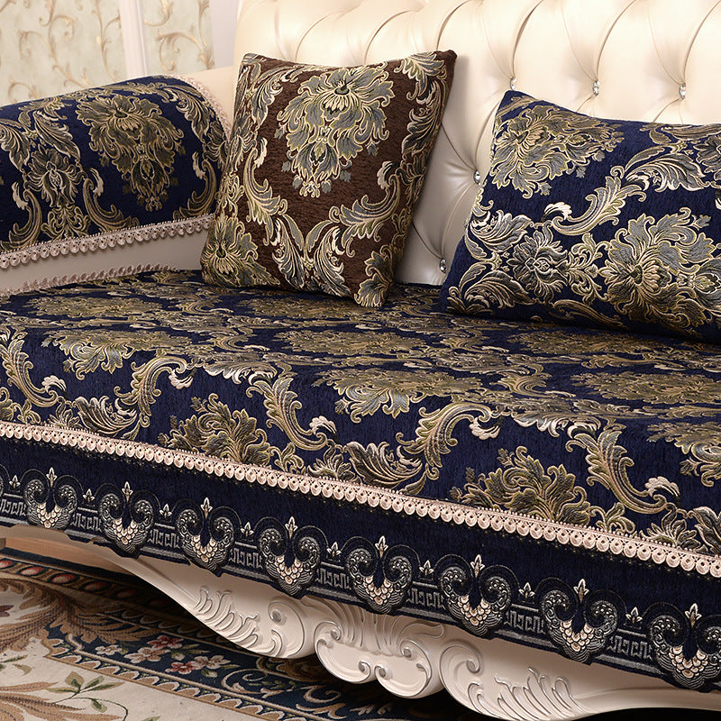 Sofa-Kissenbezug, rutschfest, Chenille – Bild 2 | LuxeStyle