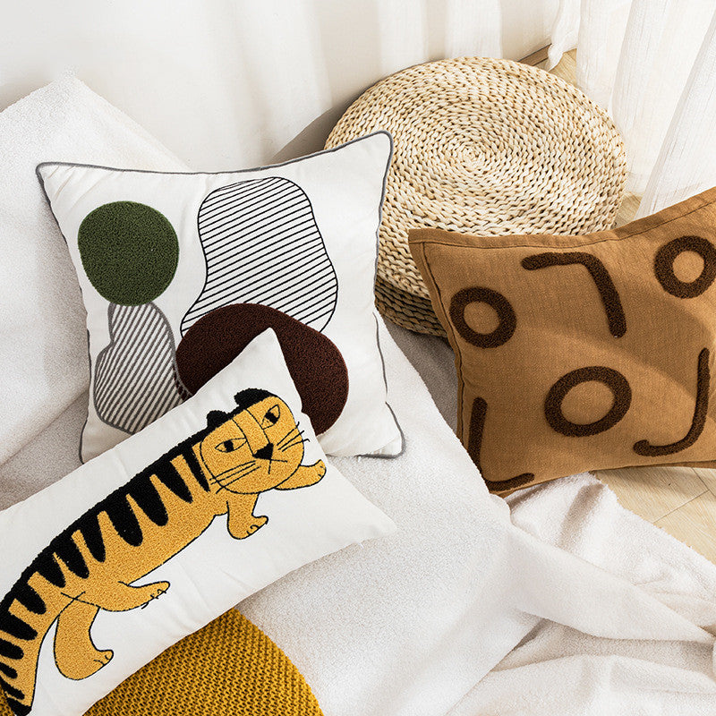 Kissenbezug mit Tiger-Motiv