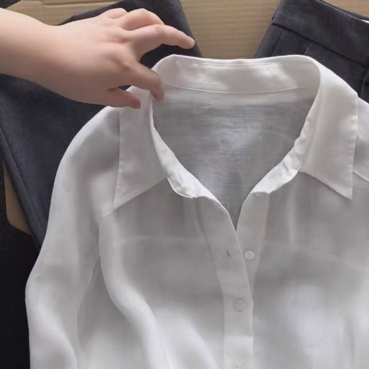 Langarm-Cardigan aus Ramie für Damen