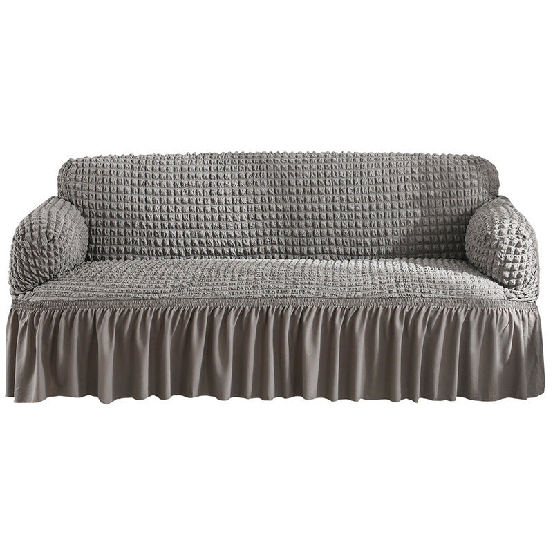 Sofaüberzug aus Seersucker-Stoff – Bild 3 | LuxeStyle