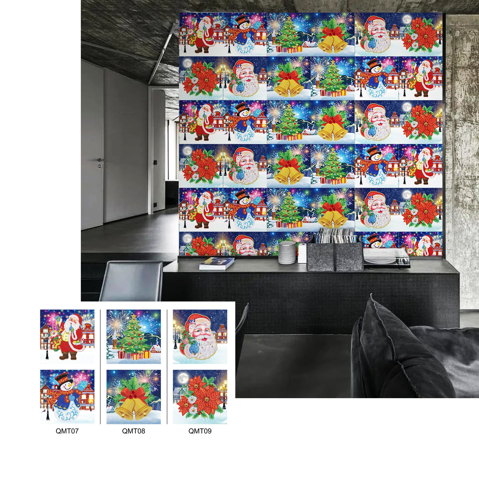 DIY Diamond Painting Weihnachtsbaum (2er-Set)