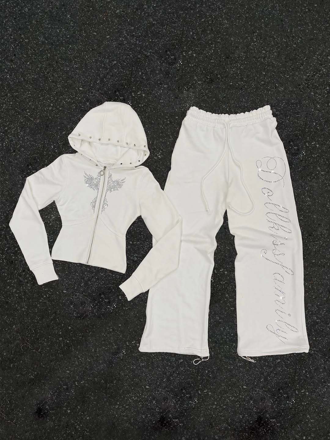 Y2K Harajuku Hoodie mit Nieten