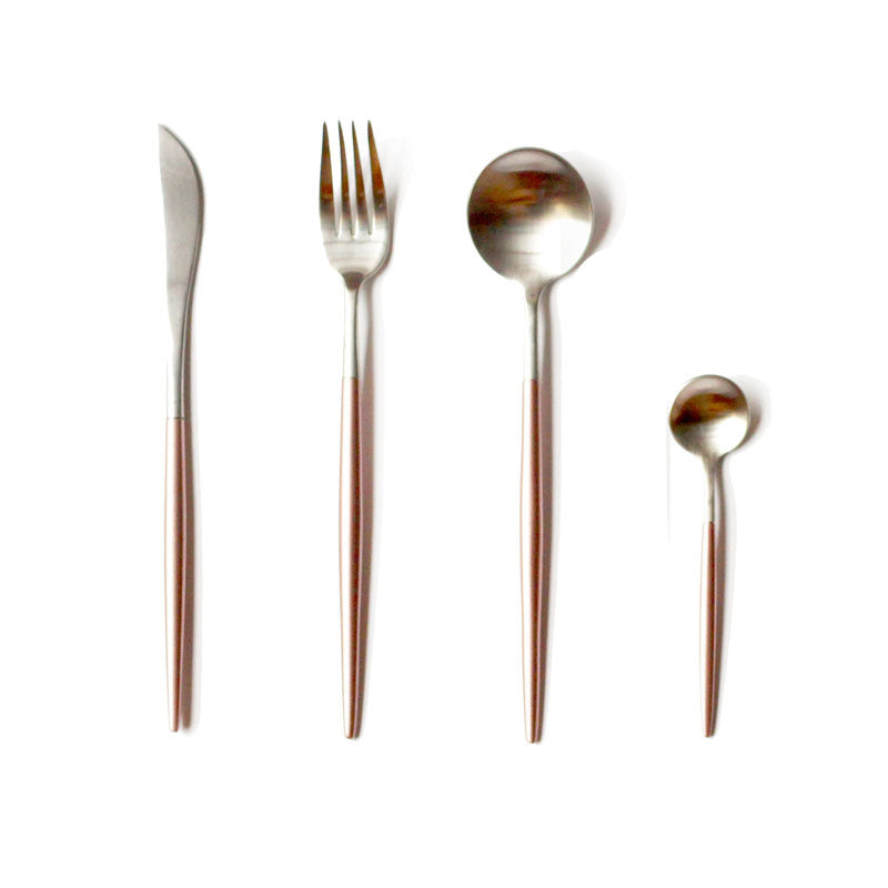 Edelstahl Besteckset (4-teilig) – Bild 2 | LuxeStyle