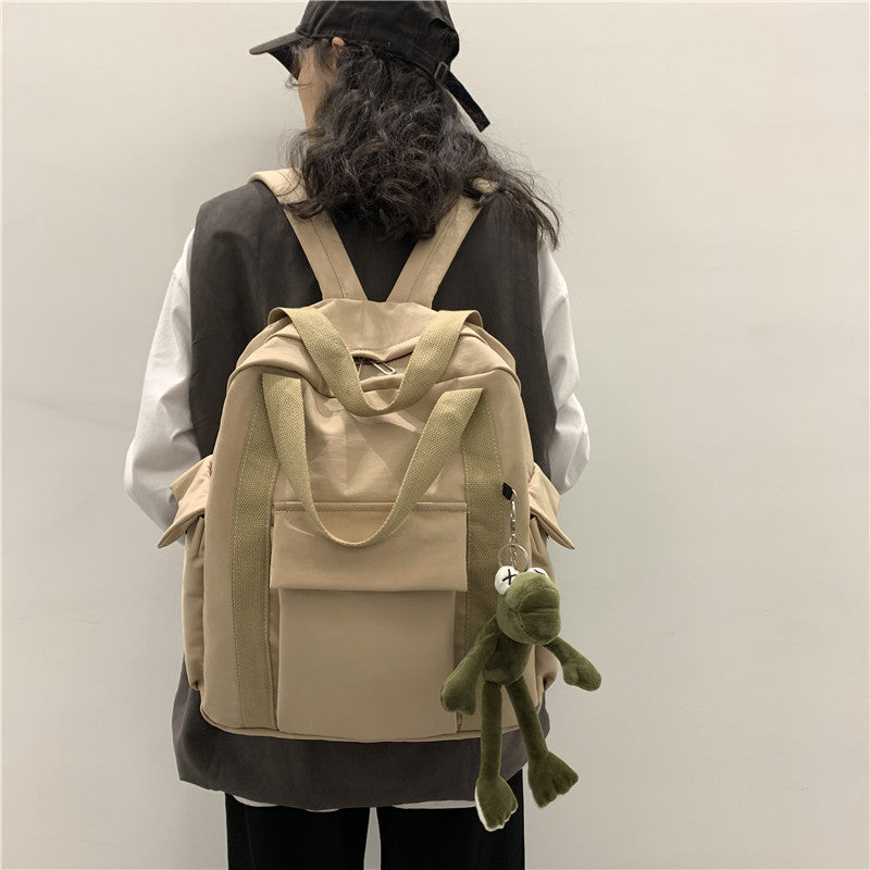 Grosser Canvas Rucksack für Schule & Freizeit – Bild 2 | LuxeStyle