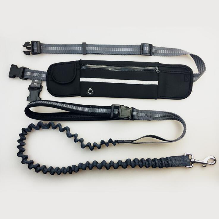 Freihändige Hunde-Laufleine mit Bauchtasche | LuxeStyle
