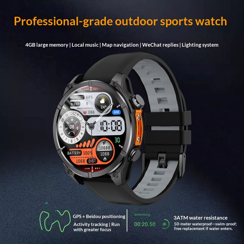 Smart-Sportuhr mit GPS und Herzfrequenz | LuxeStyle