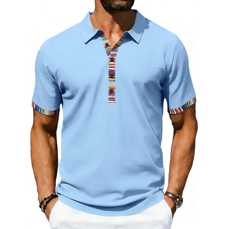 Polo-Shirt mit Revers und Kontrastfarbe – Bild 9 | LuxeStyle