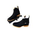 Retro-Herren-Stiefeletten mit Streifenmuster – Bild 1 | LuxeStyle