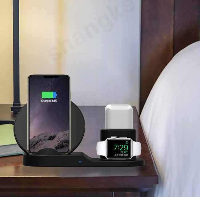 3-in-1 Kabelloses Ladegerät für Apple Geräte