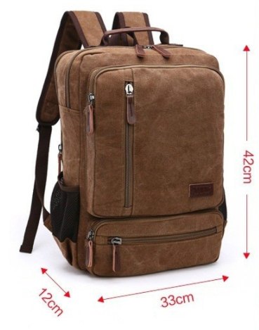 Retro-Rucksack aus Canvas | LuxeStyle