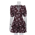 V-Ausschnitt-Kleid