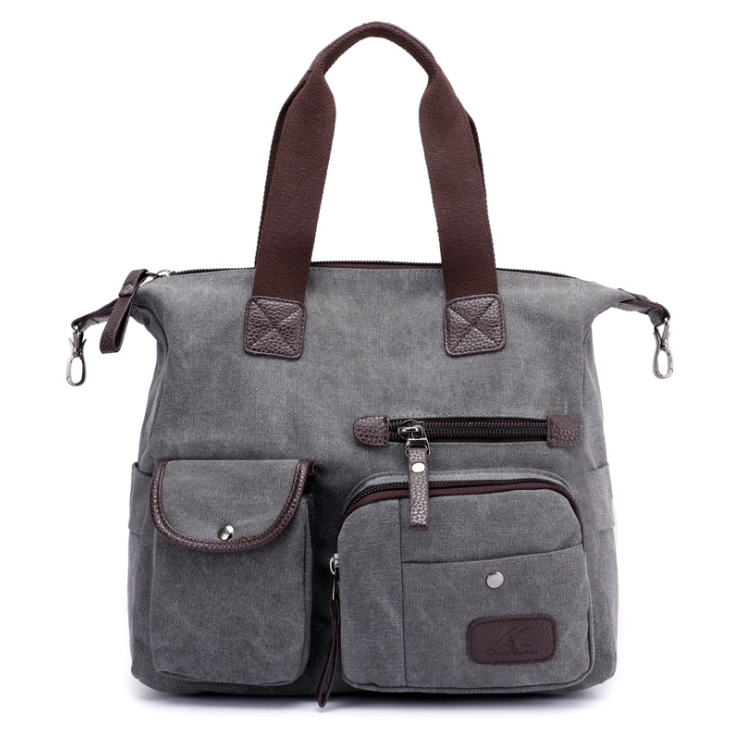 Herren Schulterdiagonaltasche aus Canvas, 36 × 13 × 29 cm – Bild 3 | LuxeStyle