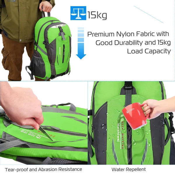 36L Outdoor-Rucksack – wasserdicht für Hiking, Reisen & Camping