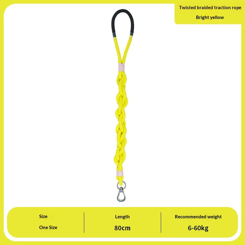 Gelbes Hundehalfter aus Polyesterfaser