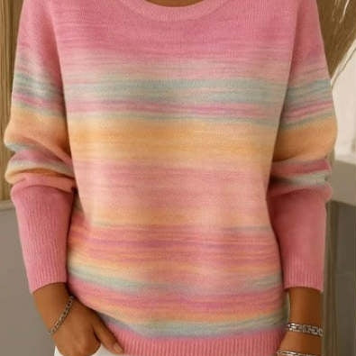 Pullover mit Pflanzen- & Blumenmuster