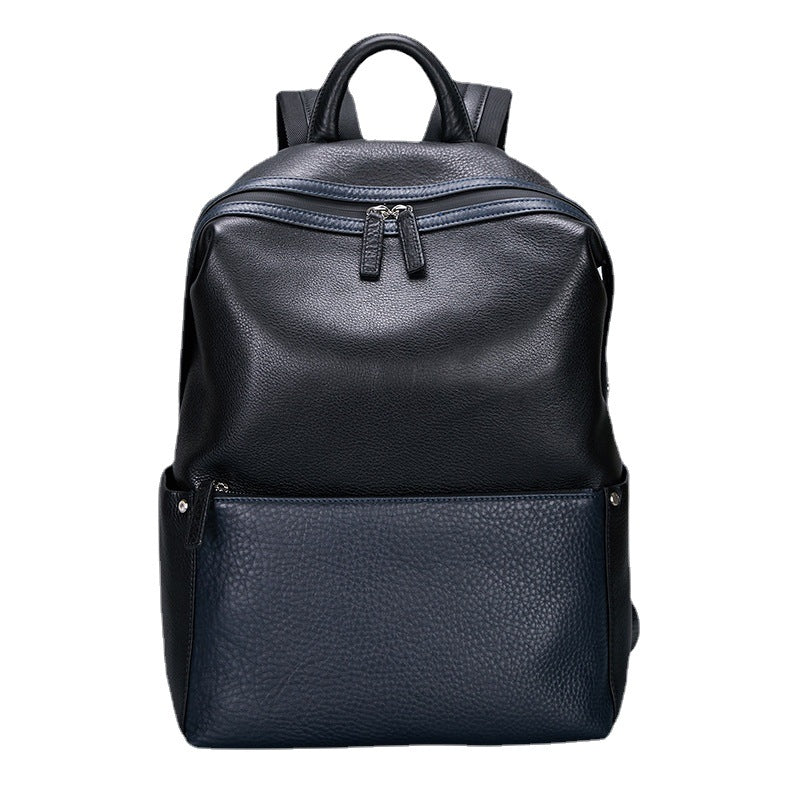 Retro Casual Rucksack aus Rindsleder für Herren – Bild 2 | LuxeStyle