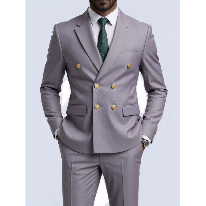 Doppelreihiger Casual Blazer für Herren – Ansicht 7
