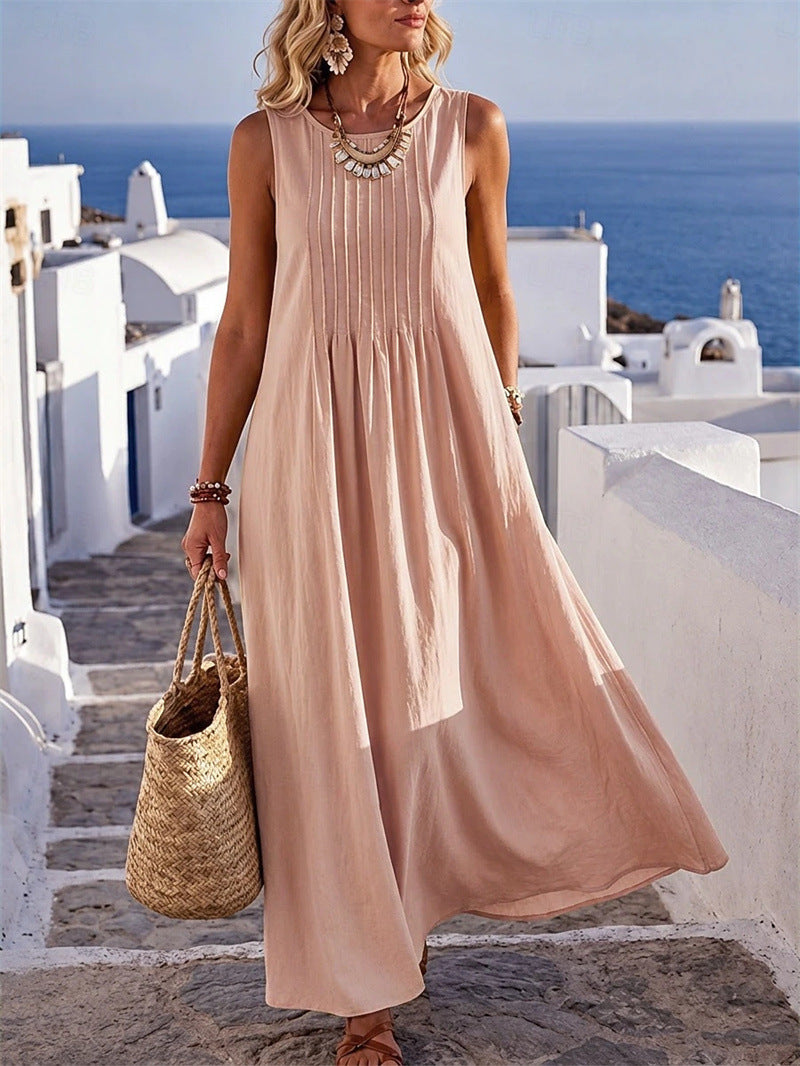 Sommerkleid Rundhals – Bild 5 | LuxeStyle
