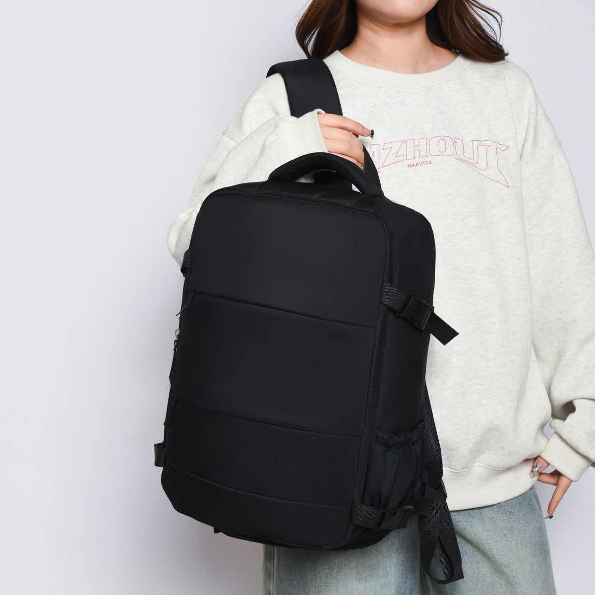 Grosser Rucksack mit Nass- und Trockenfach – Bild 3 | LuxeStyle