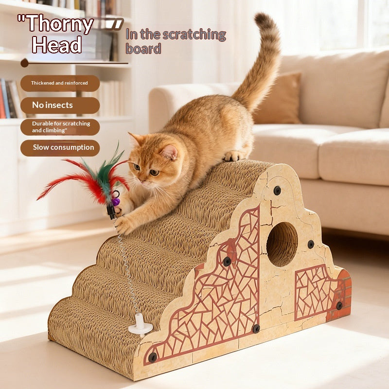 Kratzbaum aus Wellpappe für Hunde & Katzen