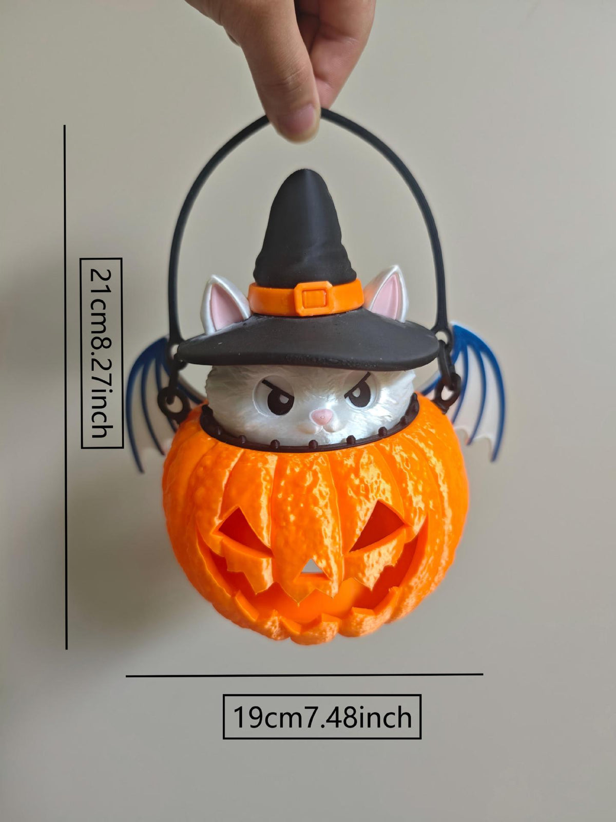 Halloween Katze Kürbis Dekoleuchte – Bild 5 | LuxeStyle