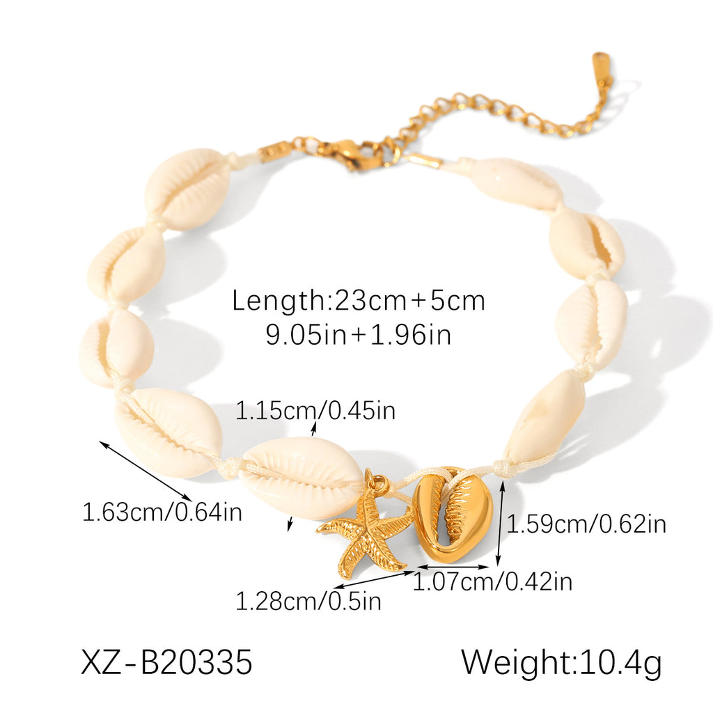 Armband mit Seestern- und Muschel-Elementen – Bild 4 | LuxeStyle