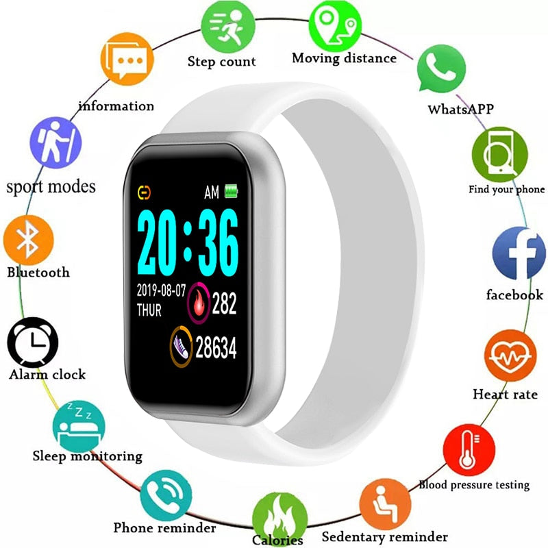 Y68 Smartwatch mit Bluetooth – Ansicht 4
